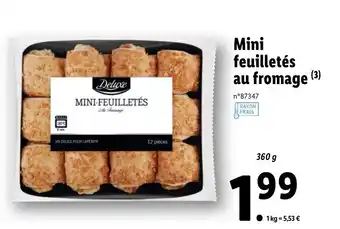 Lidl Mini feuilletés au fromage offre