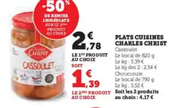 U Express CHARLES CHRIST Plats cuisines offre
