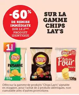 U Express LAYS Sur la gamme chips offre