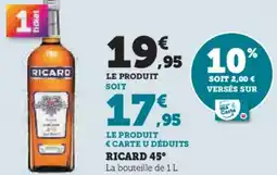 U Express RICARD 45° offre