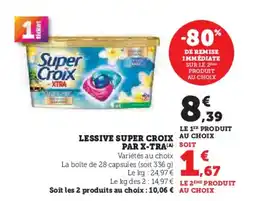 U Express Lessive super croix au choix par x-tra offre