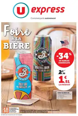 U Express Biere blonde ipa offre