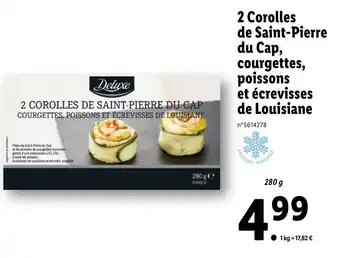 Lidl 2 Corolles de saint-pierre du cap offre