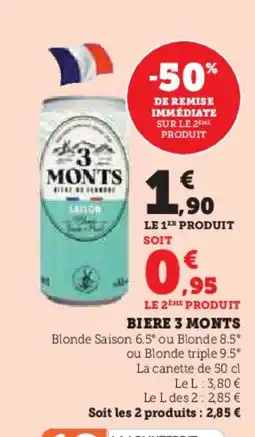 U Express 3 MONTS Biere offre