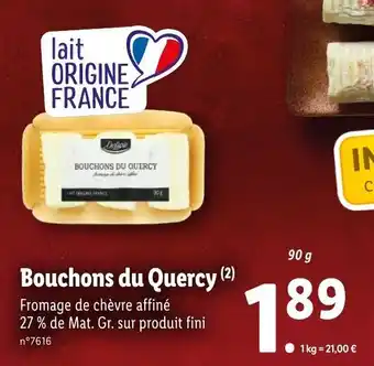 Lidl Bouchons du quercy offre