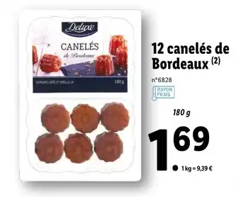 12 Canelés de bordeaux