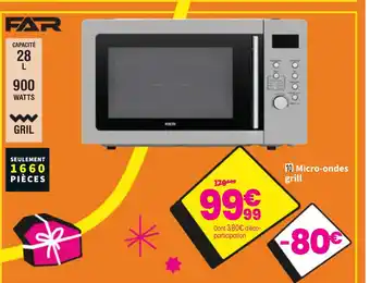 Conforama FAR Micro-ondes grill offre