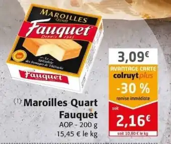 Maroilles Quart Fauquet