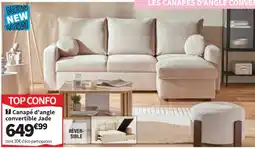 Conforama Canapé d'angle convertible Jade offre