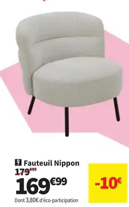 Conforama Fauteuil Nippon offre