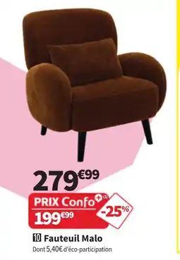Conforama Fauteuil Malo offre
