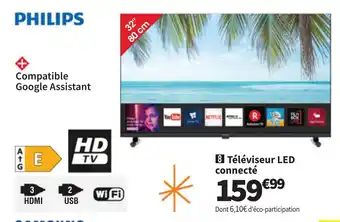 Conforama PHILIPS Téléviseur LED connecté offre