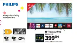 Conforama PHILIPS Téléviseur UHD connecté offre