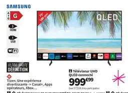 Conforama SAMSUNG Téléviseur UHD QLED connecté offre