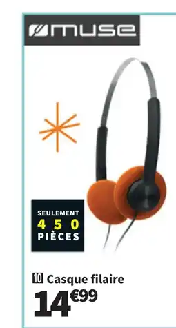 Conforama MUSE Casque filaire offre
