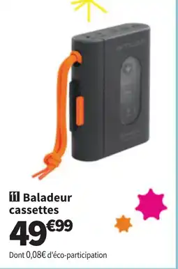 Conforama Baladeur cassettes offre
