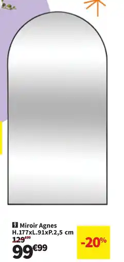 Conforama Miroir Agnes offre