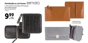 Lidl Portefeuille en cuir femme offre
