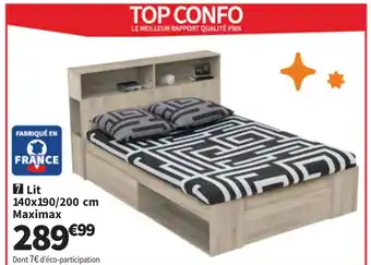 Conforama Lit Maximax offre