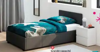 Conforama Lit coffre Pilow offre