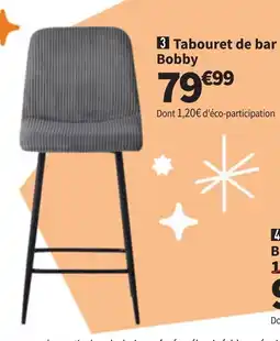Conforama Tabouret de bar Bobby offre