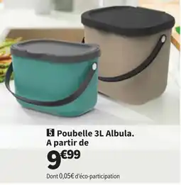 Conforama Poubelle 3L Albula offre