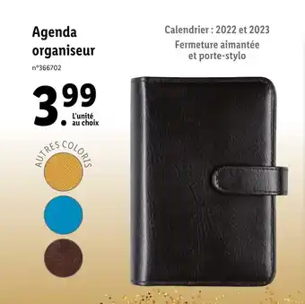 Agenda organiseur