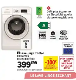Conforama Lave-linge frontal offre