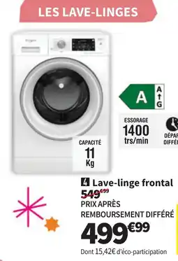 Conforama Lave-linge frontal offre