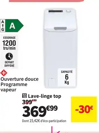 Conforama Lave-linge top offre