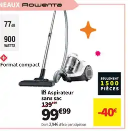 Conforama ROWENTA Aspirateur sans sac offre