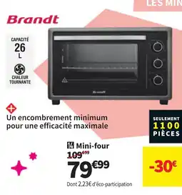 Conforama BRANDT Mini-four offre