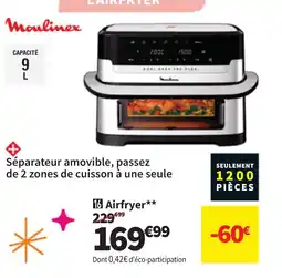 Conforama MOULINEX Airfryer offre