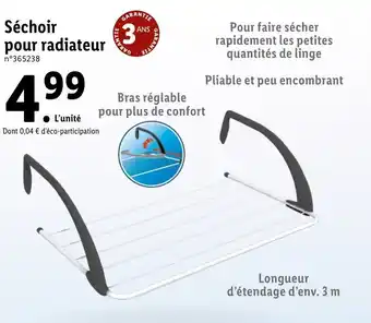 Lidl Séchoir pour radiateur offre