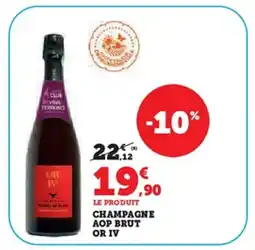 Hyper U Champagne aop brut or iv offre