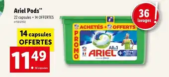 Lidl Ariel pods offre