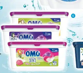 Lidl Omo caps 3 en 1 offre
