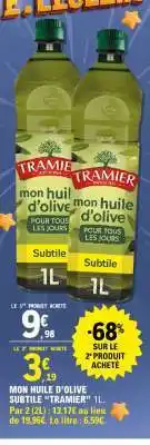 E.Leclerc MON HUILE D'OLIVE SUBTILE 'TRAMIER' 1L offre