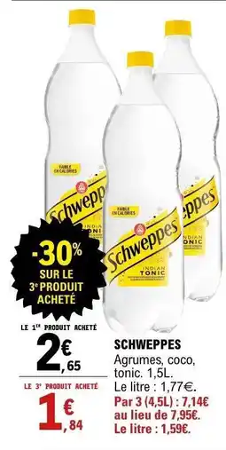 E.Leclerc Schweppes offre