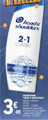 E.Leclerc Shampooing Head & Shoulders offre