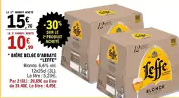 E.Leclerc Bière Belge d'Abbaye 'Leffe' offre