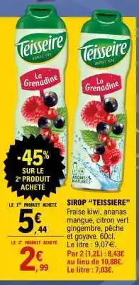 E.Leclerc Sirop Teisseire offre