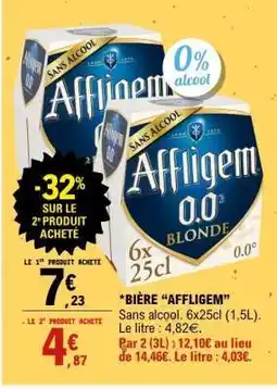 E.Leclerc BIÈRE AFFLIGEM offre