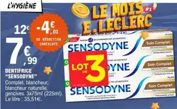 E.Leclerc Dentifrice Sensodyne offre