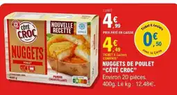 E.Leclerc NUGGETS DE POULET “CÔTÉ CROC” offre