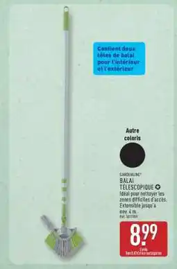 ALDI BALAI TÉLESCOPIQUE offre
