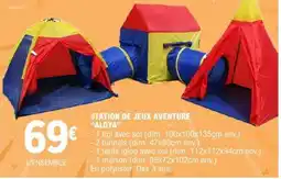E.Leclerc STATION DE JEUX AVENTURE ALOYA offre