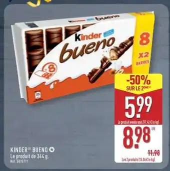 ALDI KINDER BUENO offre