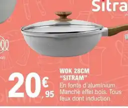 E.Leclerc WOK 28CM SITRAM offre