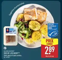 ALDI GOLDEN SEAFOOD DOS DE LIEU NOIR offre